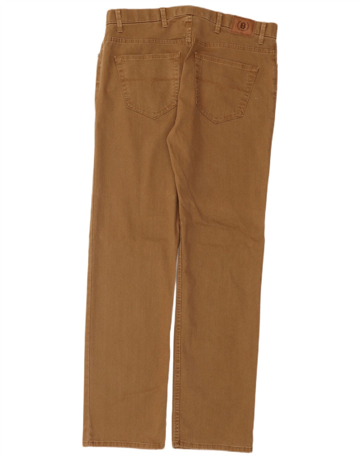 Marks & Spencer Mens Straight Jeans W38 L33 Brown Cotton