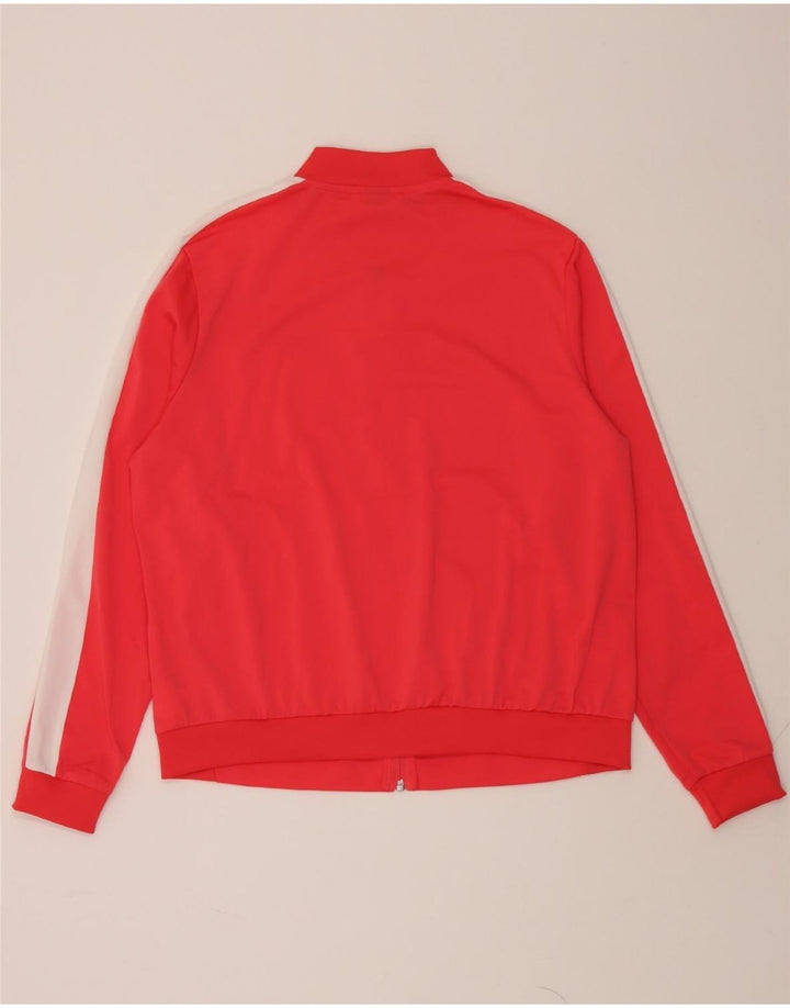 PUMA Womens Tracksuit Top Jacket UK 16 Large Red Colourblock Polyester Vintage Puma and Second-Hand Puma from Messina Hembry 