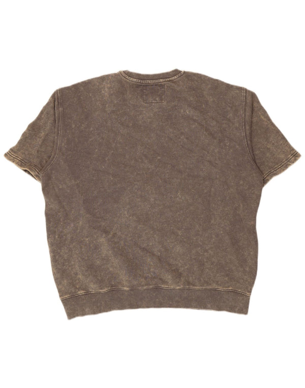 G-Star Homme T-Shirt Top Large Gris Coton