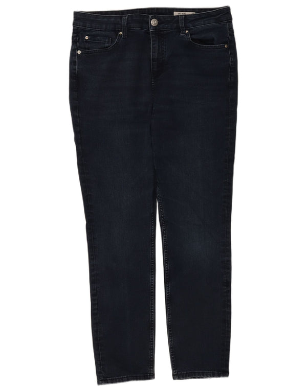 Marks & Spencer Womens The Lily Slim Jeans UK 14 Large W34 L28 Navy Blue