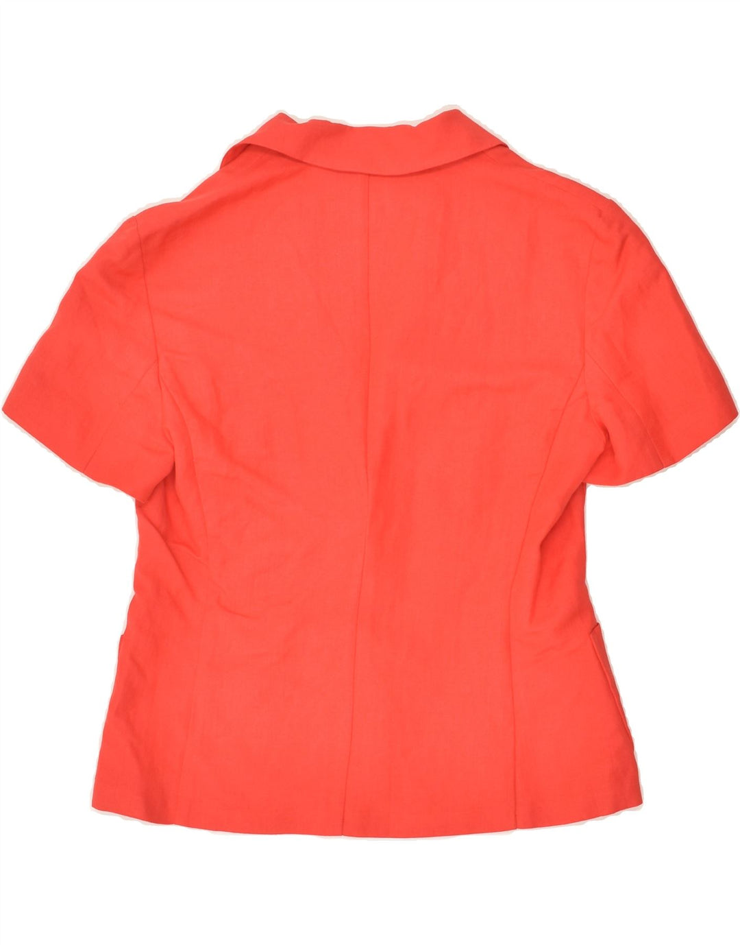MARELLA Womens Short Sleeve 1 Button Blazer Jacket UK 10 Small Red | Vintage Marella | Thrift | Second-Hand Marella | Used Clothing | Messina Hembry 