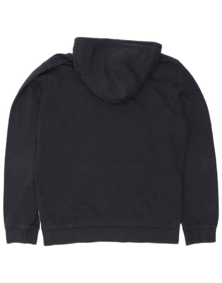 Champion Mens Hoodie Jumper Medium Navy Blue Cotton