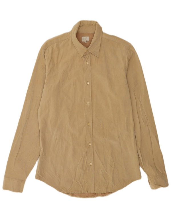 Calvin Klein Jeans Chemise Homme Large Beige Viscose