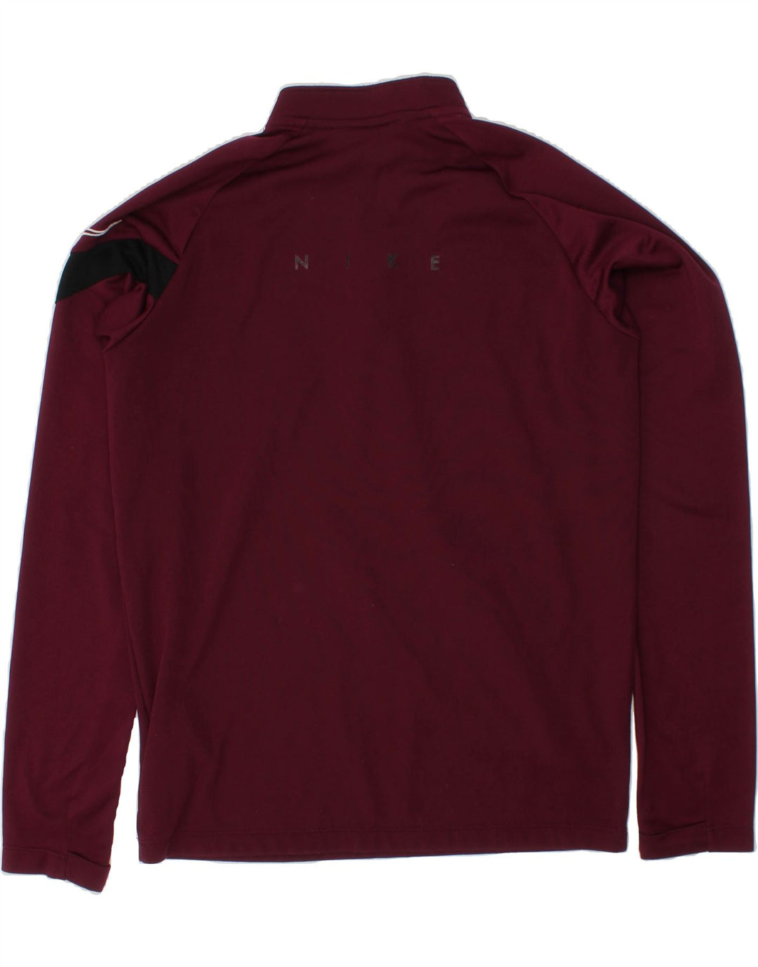 NIKE Boys Zip Neck Pullover Tracksuit Top 10-11 Years Medium  Burgundy Vintage Nike and Second-Hand Nike from Messina Hembry 