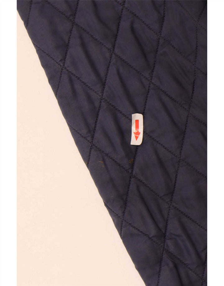 Barbour Veste matelassée pour femme UK 14 Large Bleu Marine Polyamide