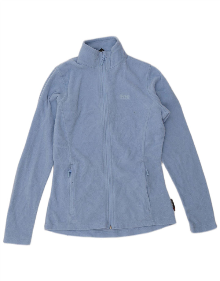Helly Hansen Womens Fleece Jacket UK 12 Medium Blue Polyester