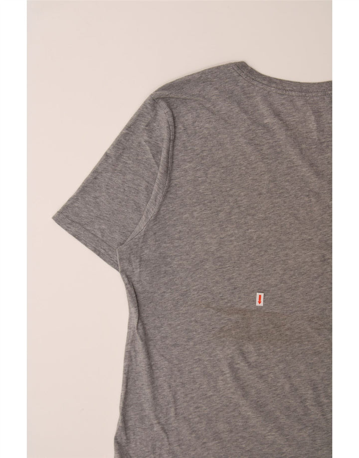 NIKE Mens Athletic Cut Graphic T-Shirt Top Medium Grey Cotton Vintage Nike and Second-Hand Nike from Messina Hembry 