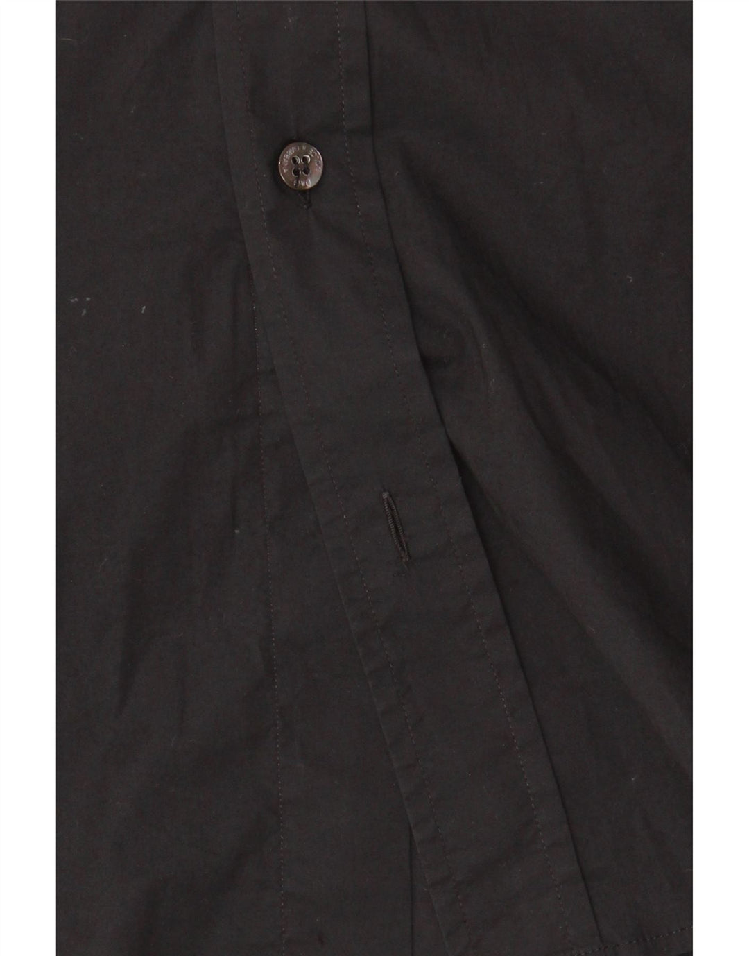 Dolce & Gabbana Mens Slim Shirt IT 48 Medium Black Cotton