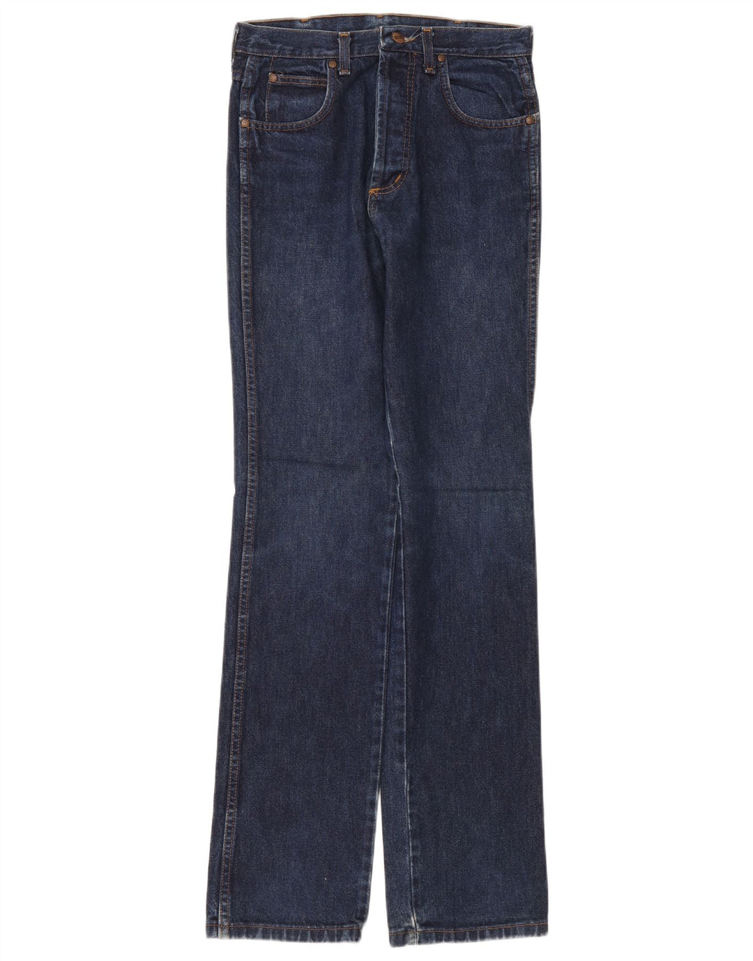 Wrangler Womens Evolution Straight Jeans W28 L34 Marineblaue Baumwolle