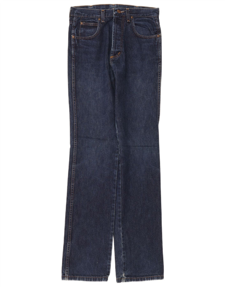 Wrangler Womens Evolution Straight Jeans W28 L34 Marineblaue Baumwolle