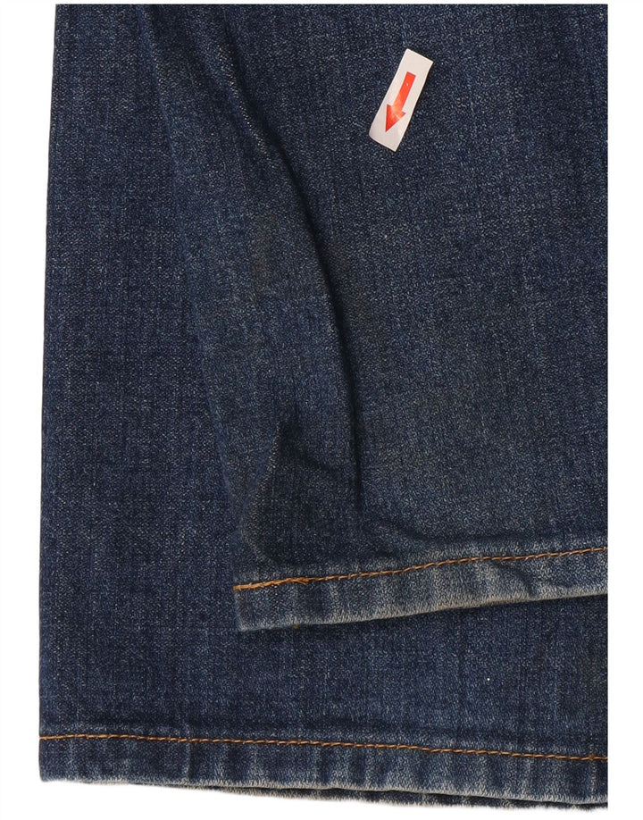 Farah Mens Straight Jeans W36 L30 Blue Cotton