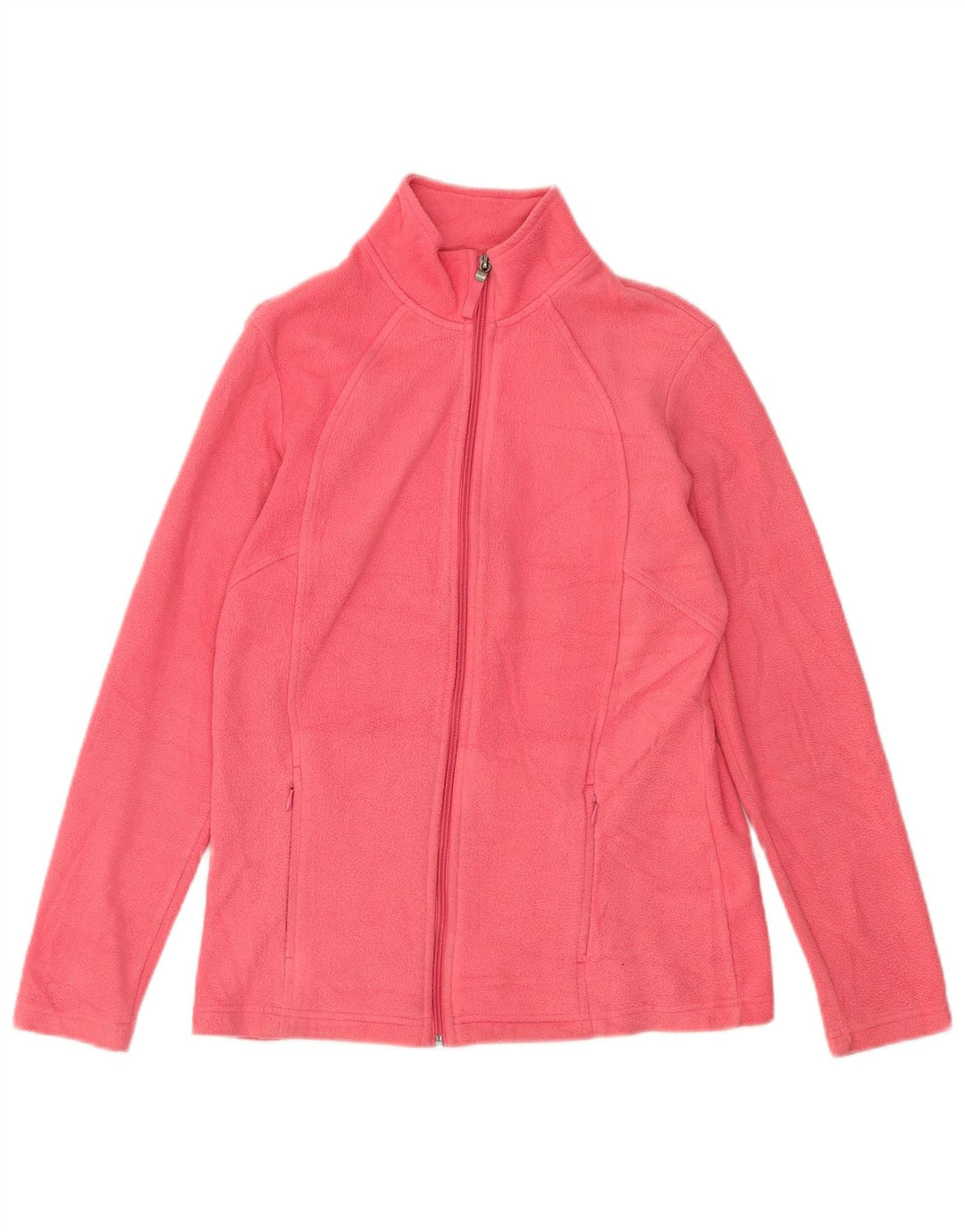 Marks & Spencer Damen Fleecejacke UK 10 Small Pink Polyester