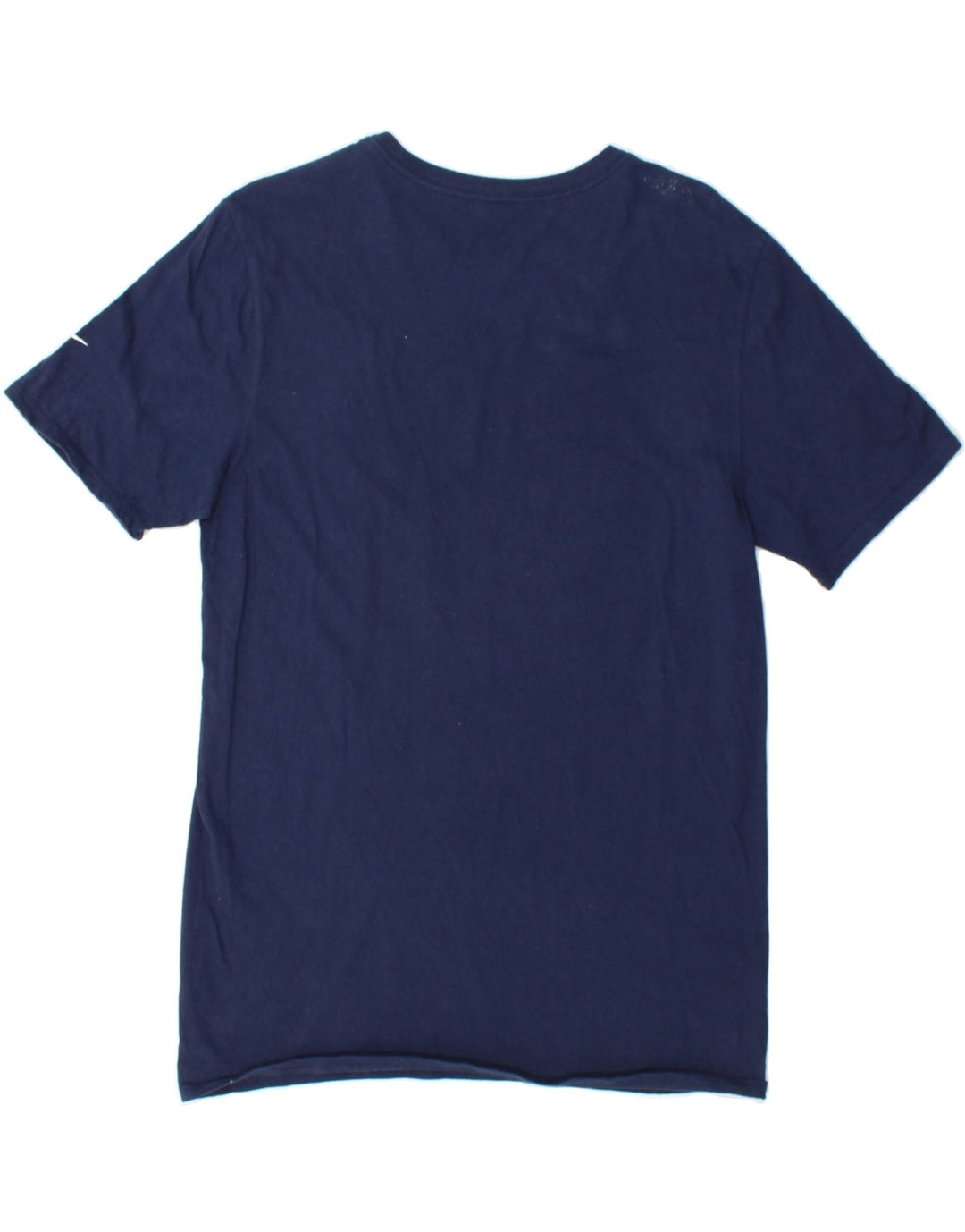 NIKE Mens Athletic Cut Graphic T-Shirt Top Small Navy Blue Vintage Nike and Second-Hand Nike from Messina Hembry 