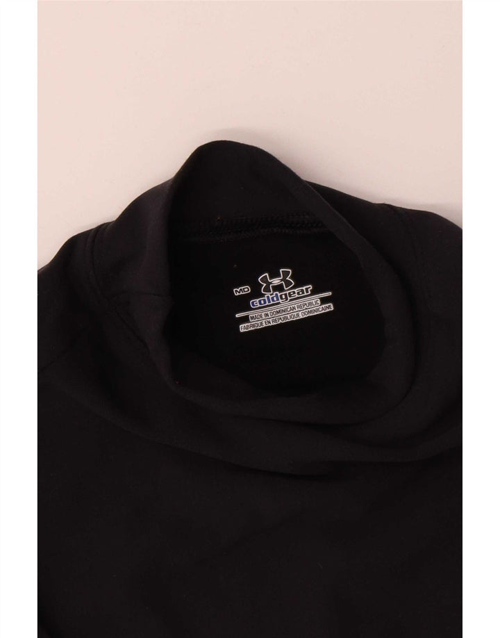 Under Armour Mens Cold Gear Top Long Sleeve Medium Black Nylon
