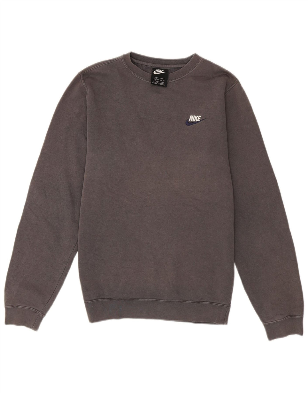 Nike Herren Sweatshirt Pullover XS Grau Baumwolle