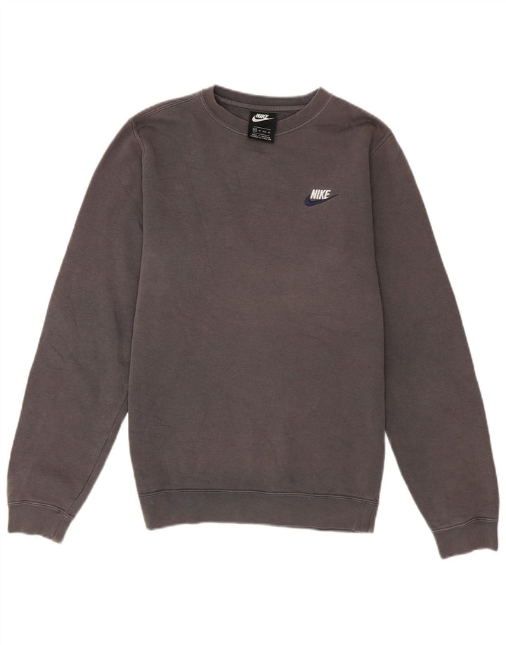 Nike Herren Sweatshirt Pullover XS Grau Baumwolle