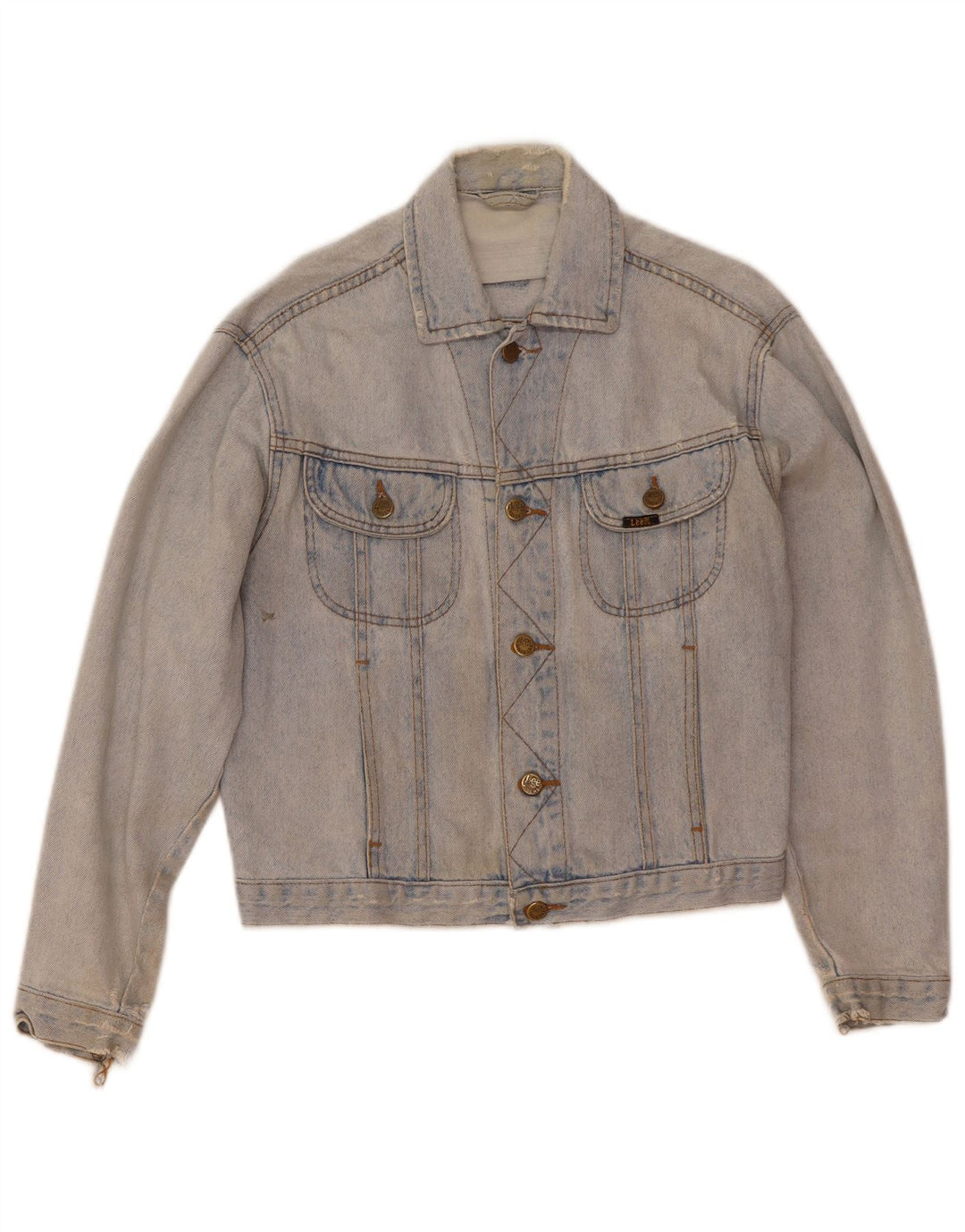 Lee Veste en jean pour femme UK 44 Bleu moyen