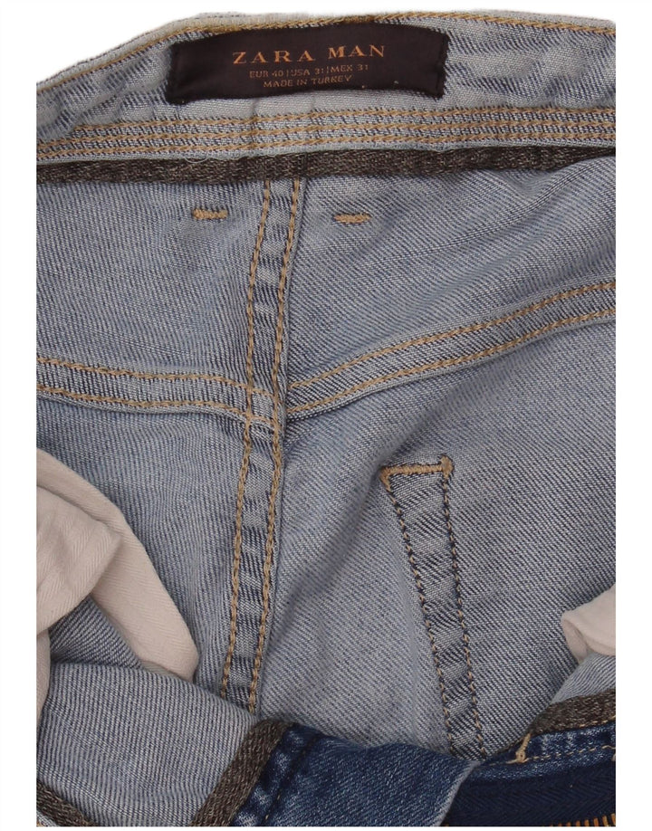 Zara Mens Slim Jeans EU 40 Medium W31 L31 Blue