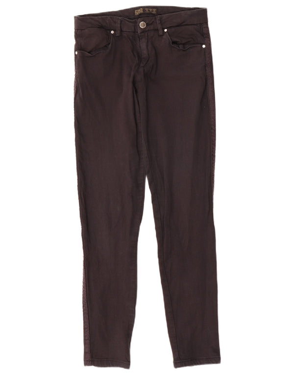 Spodnie damskie Zara Slim Casual EU 36 XS W26 L28 Czarna bawełna