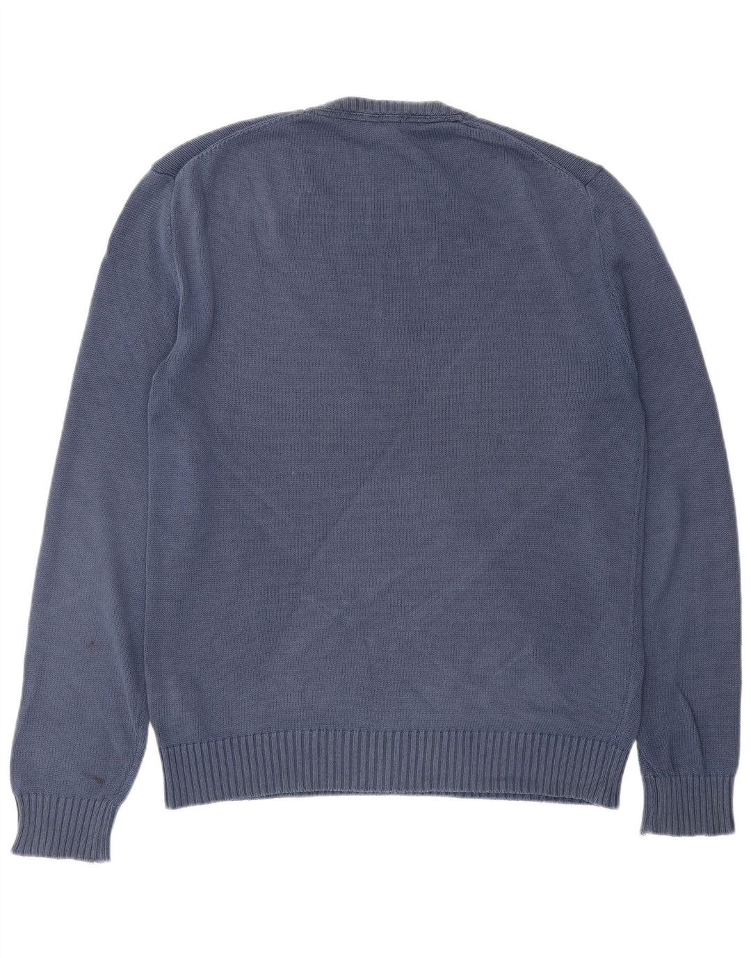 HACKETT Jersey De Cuello Redondo Para Hombre De Algodón Azul Marino Medio