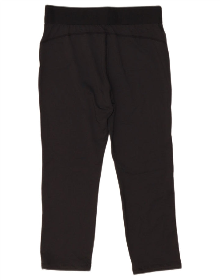Ellesse Womens Capri Leggings UK 12 Medium Black Polyester