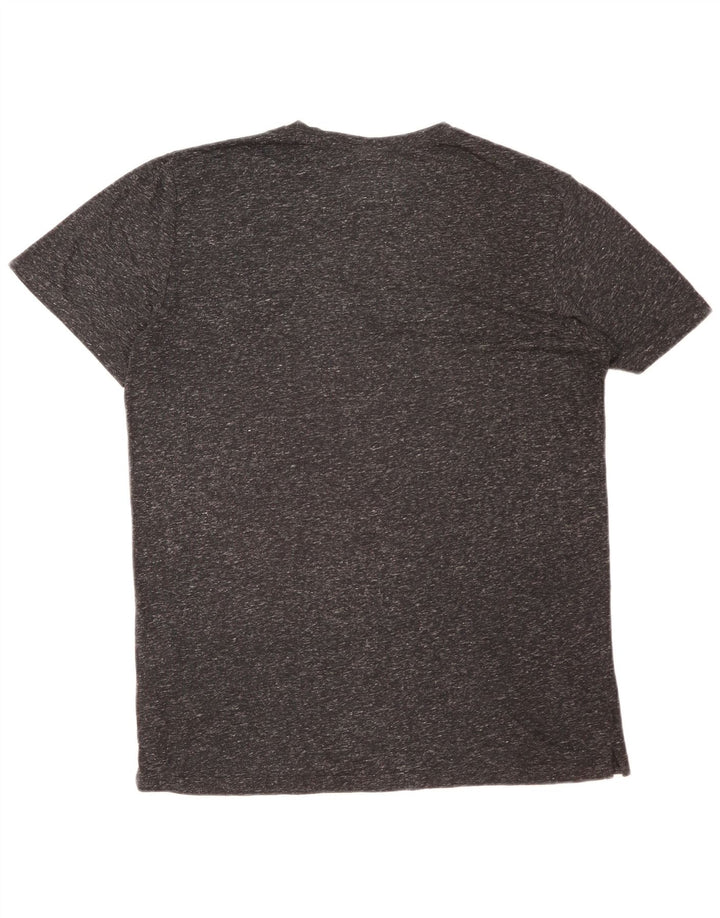 Jack & Jones Mens T-Shirt Top Large Grey Flecked Polyamide