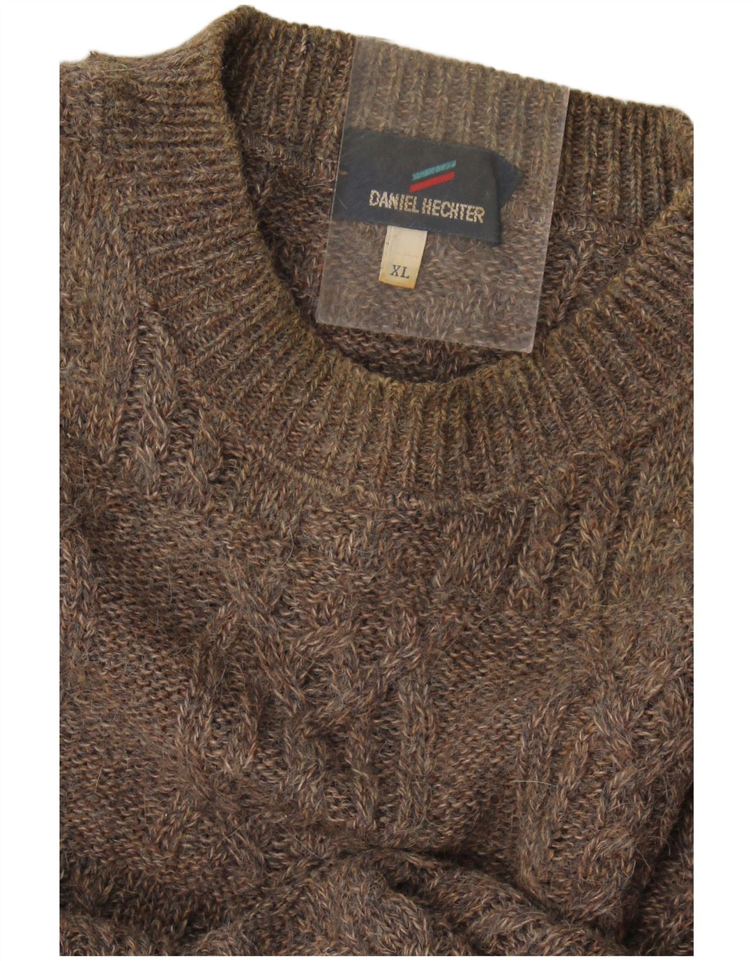 Maglione maglione girocollo da uomo Daniel Hechter XL marrone