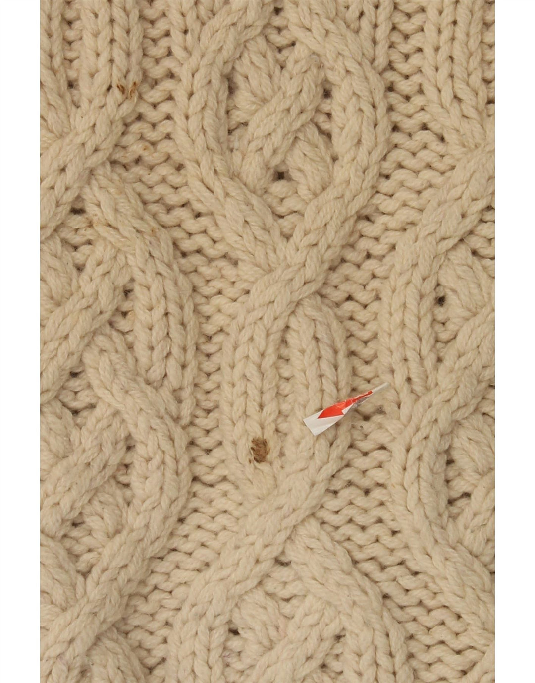 Timberland Pull à col boutonné pour homme en laine blanc cassé