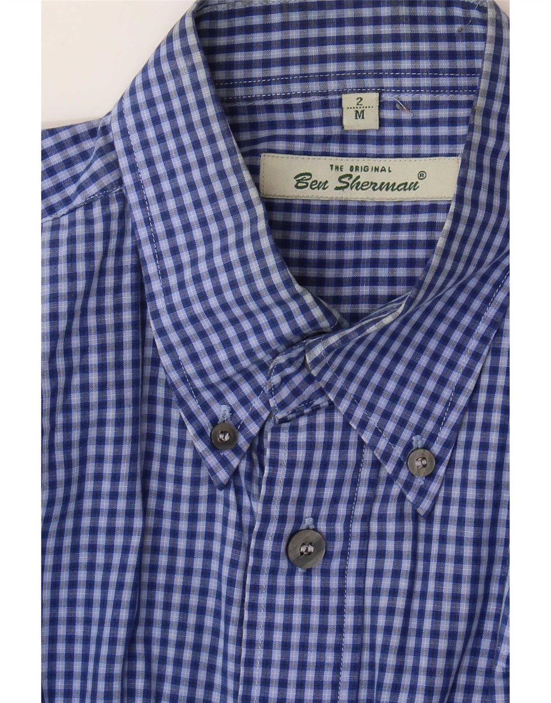 Cămașă pentru bărbați Ben Sherman, albastru mediu Gingham