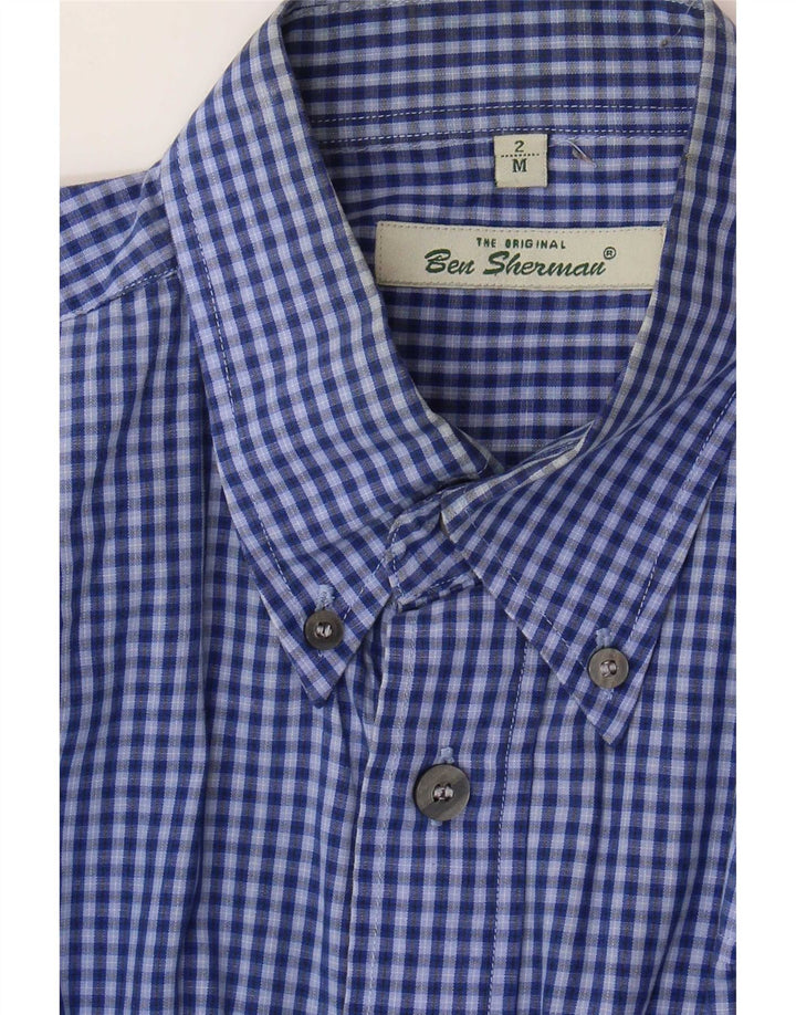 Cămașă pentru bărbați Ben Sherman, albastru mediu Gingham