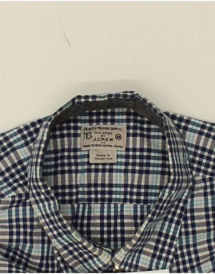 J. CREW Mens Shirt Medium Blue Check Cotton Vintage J. Crew and Second-Hand J. Crew from Messina Hembry 