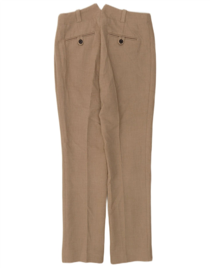 Zara Womens Straight Suit Trousers EU 38 Small W28 L29 Grey Polyester