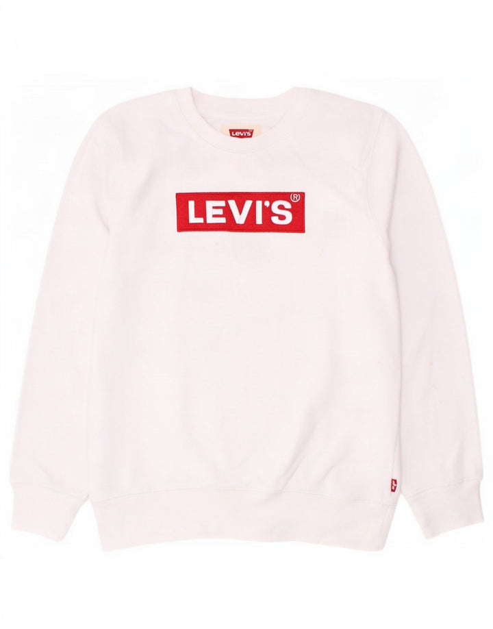 Levi's Jungen-Sweatshirt mit Grafik, 11–12 Jahre, Weiß
