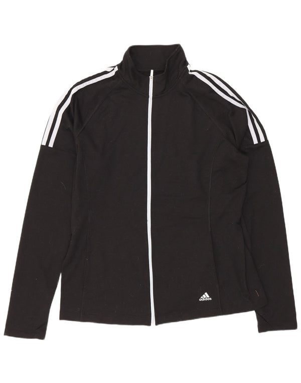 Adidas Veste de survêtement de golf pour femme UK 14 Large Noir Sports