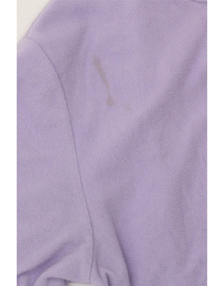 ASICS Womens Fleece Jacket UK 14 Large Purple Polyester Vintage Asics and Second-Hand Asics from Messina Hembry 