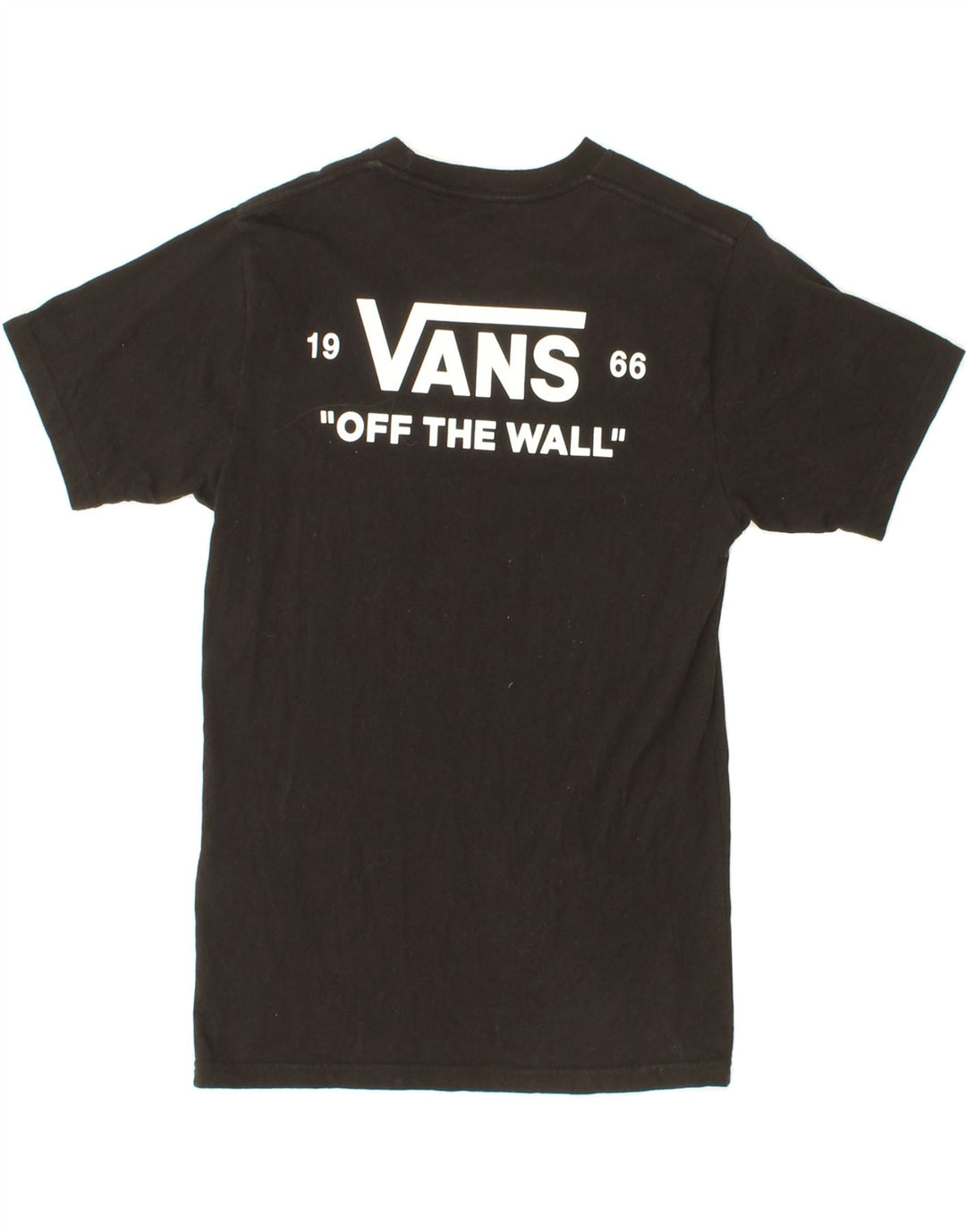 VANS Mens Graphic T-Shirt Top Small Black Cotton Vintage Vans and Second-Hand Vans from Messina Hembry 