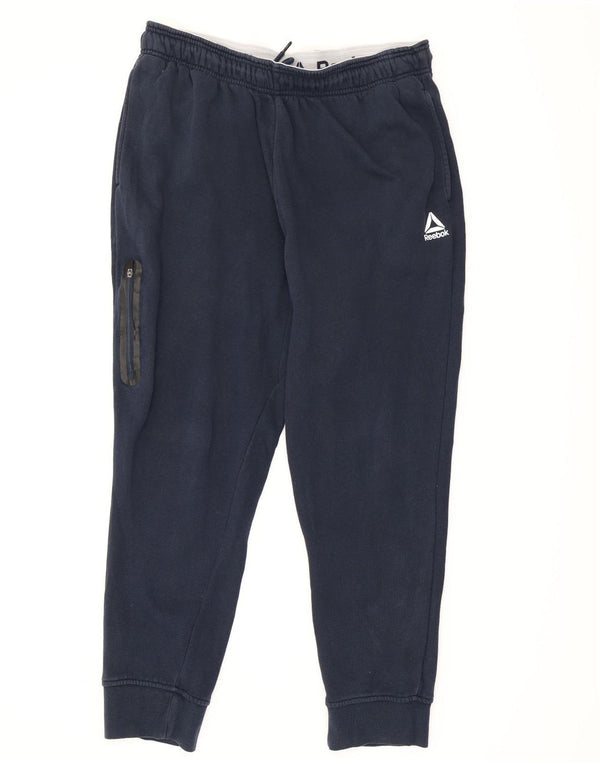 Pantaloni de trening cargo Reebok pentru bărbați Joggeri mari bleumarin