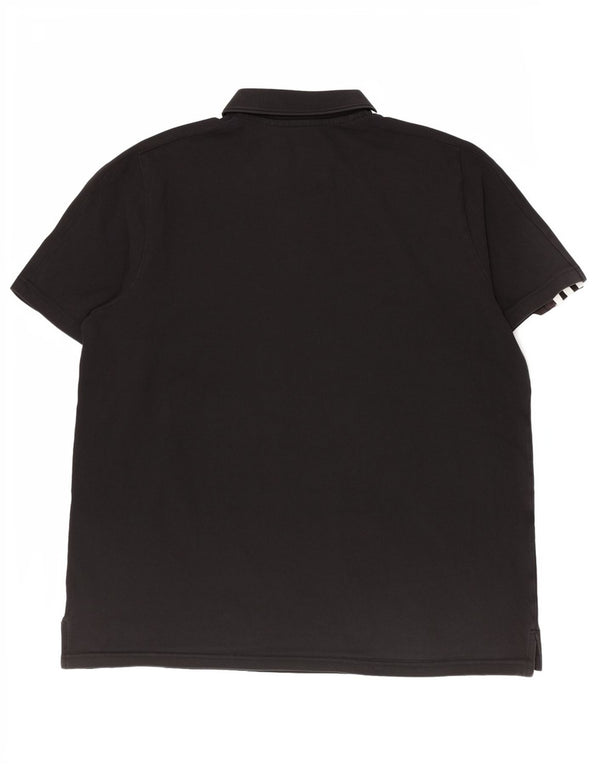 Adidas Polo Shirt til mænd 2XL sort bomuld