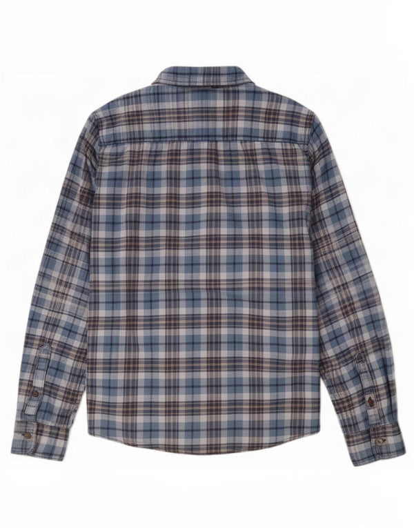 Fat Face Mens Shirt Medium Blue Check Cotton