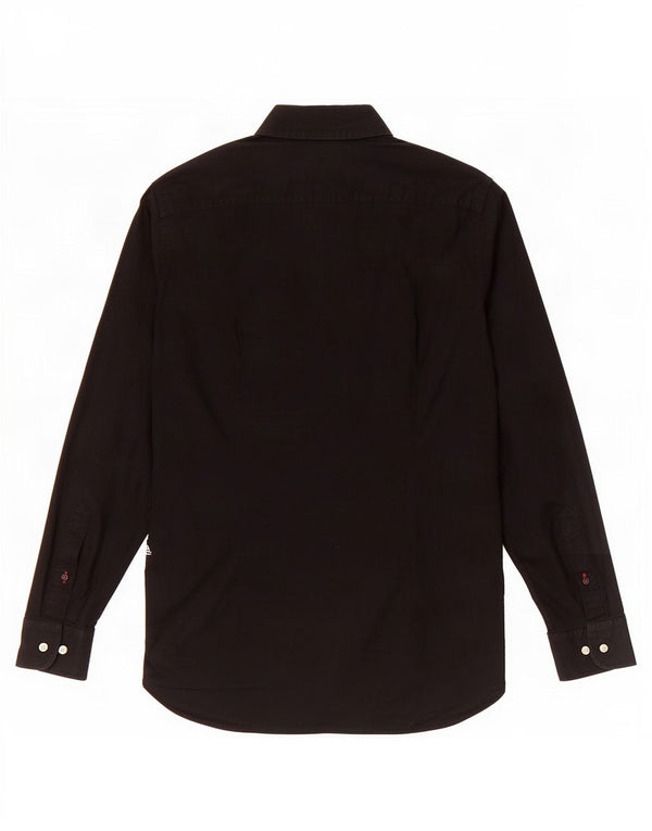 Tommy Hilfiger Chemise Stretch Homme Noir Moyen Coton