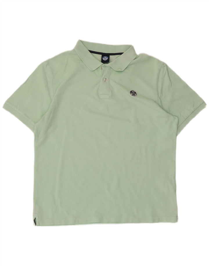 North Sails Polo Homme Vert Moyen Coton