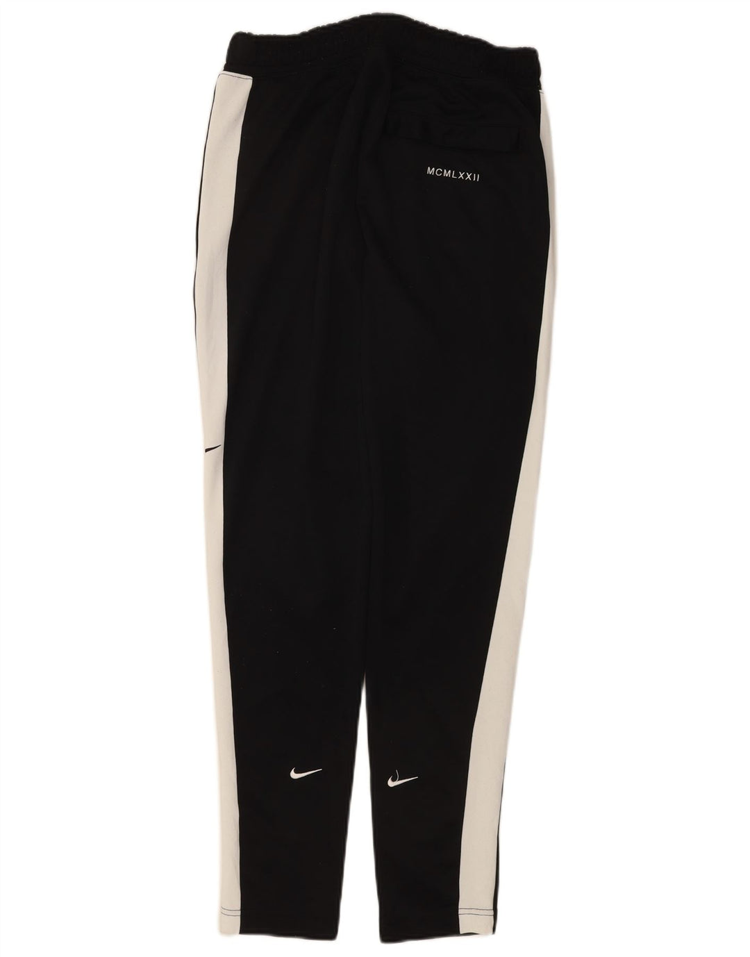 Nike Mens Dri Fit Tracksuit Trousers Medium  Black Colourblock Polyester