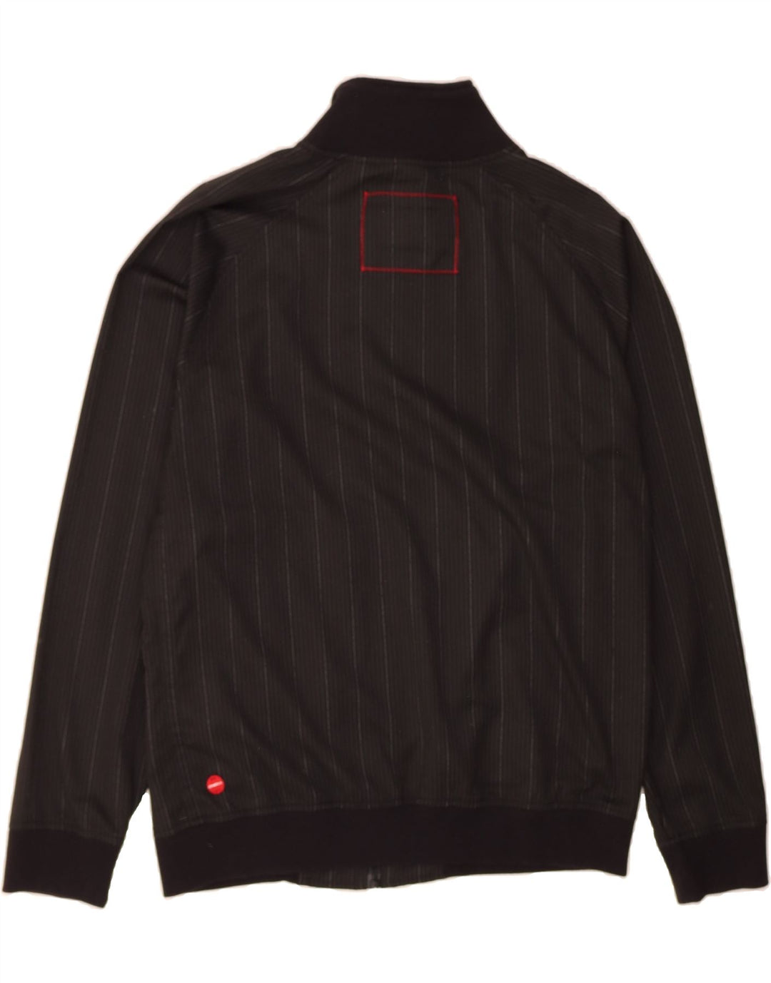 O'NEILL Mens Bomber Jacket UK 42 XL Black Pinstripe Vintage O'Neill and Second-Hand O'Neill from Messina Hembry 