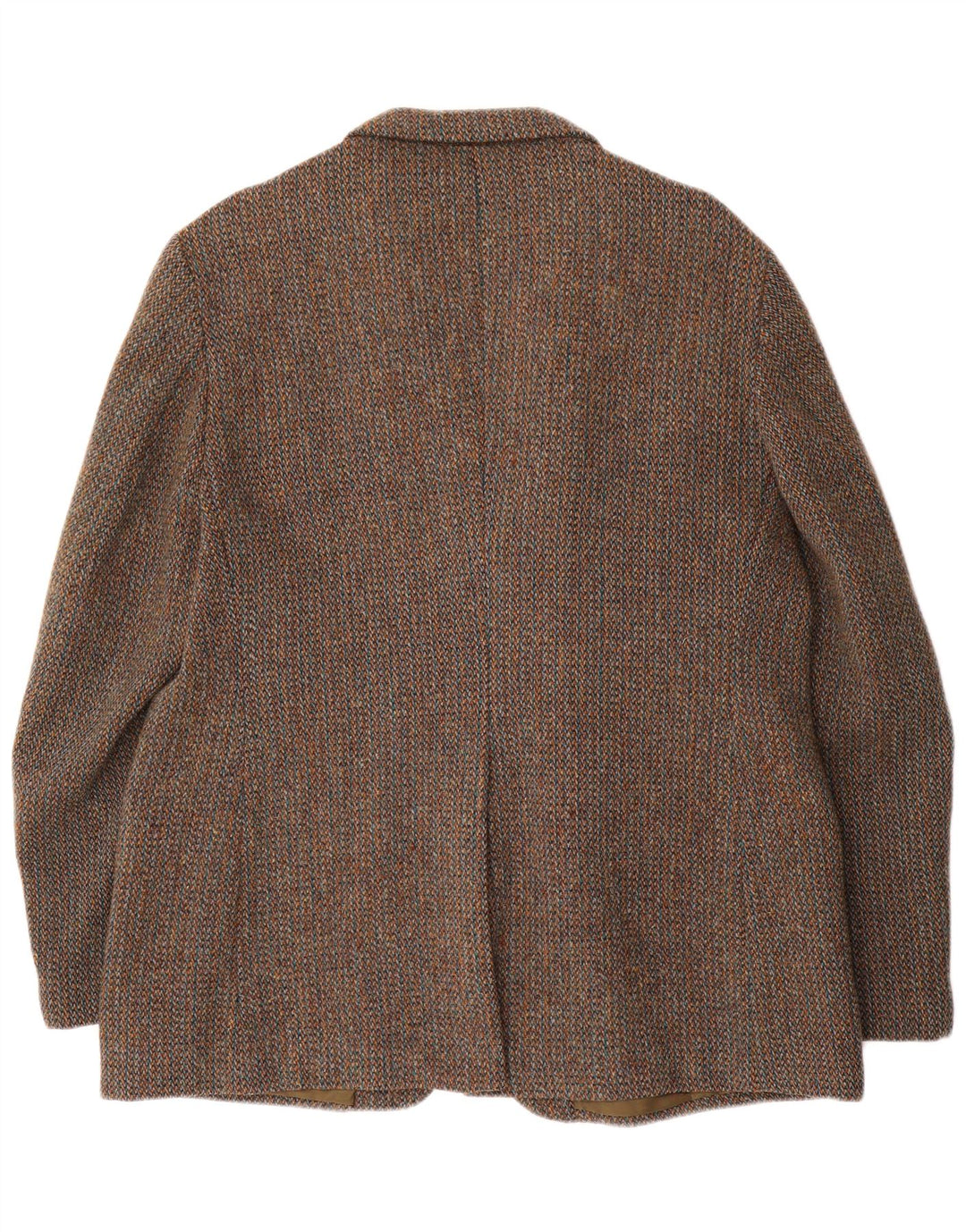 Jachetă pentru bărbați Harris Tweed cu 3 nasturi, UK 40, maro mare