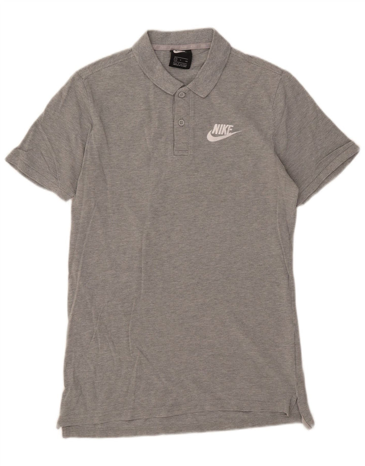Nike herre poloshirt lille grå bomuld