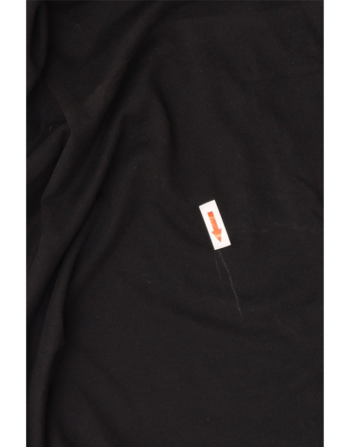 Ted Baker Mens Regular T-Shirt Top Size 4 Large Black Cotton