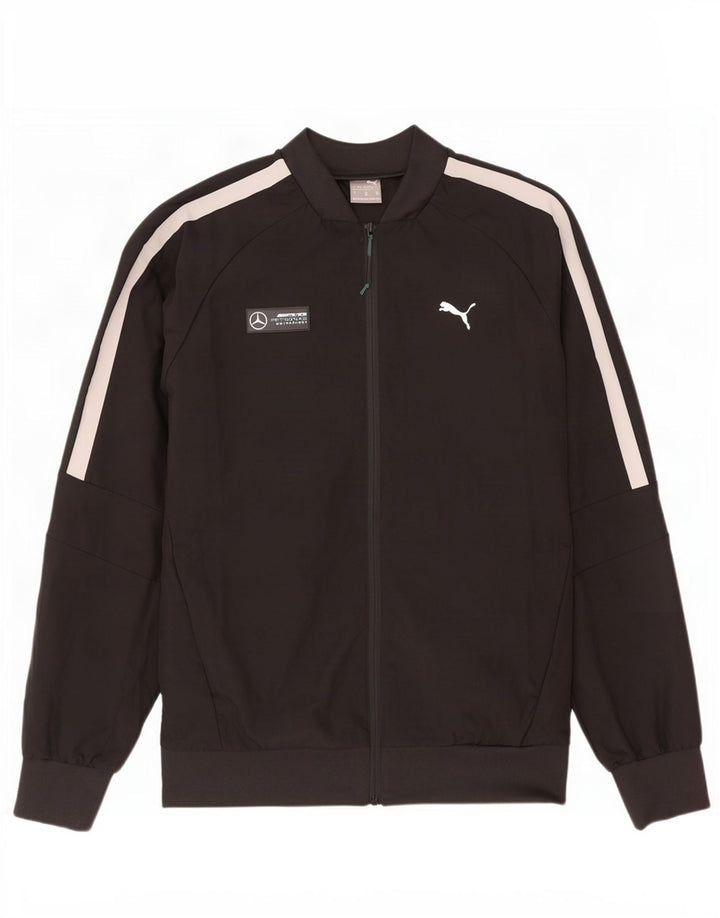 Puma Mens Mercedes AMG Petronas Tracksuit Top Jacket Medium Black