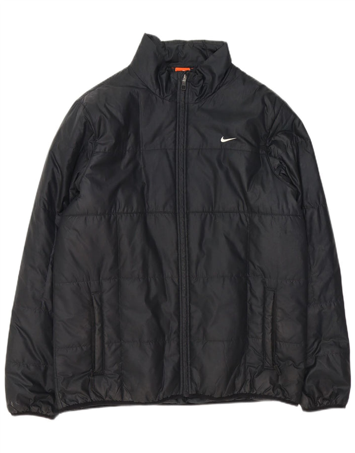 Nike Mens Padded Jacket UK 40 Large Black Polyester