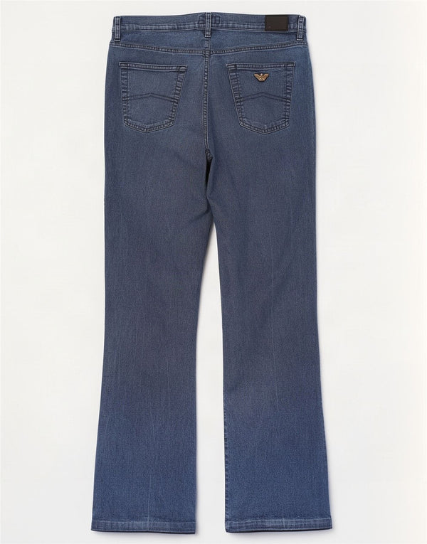 Armani Jean bootcut coupe confort pour femme W34 L31 en coton bleu