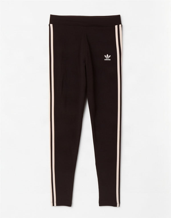 Γυναικείο κολάν Adidas UK 10 Small μαύρο βαμβακερό